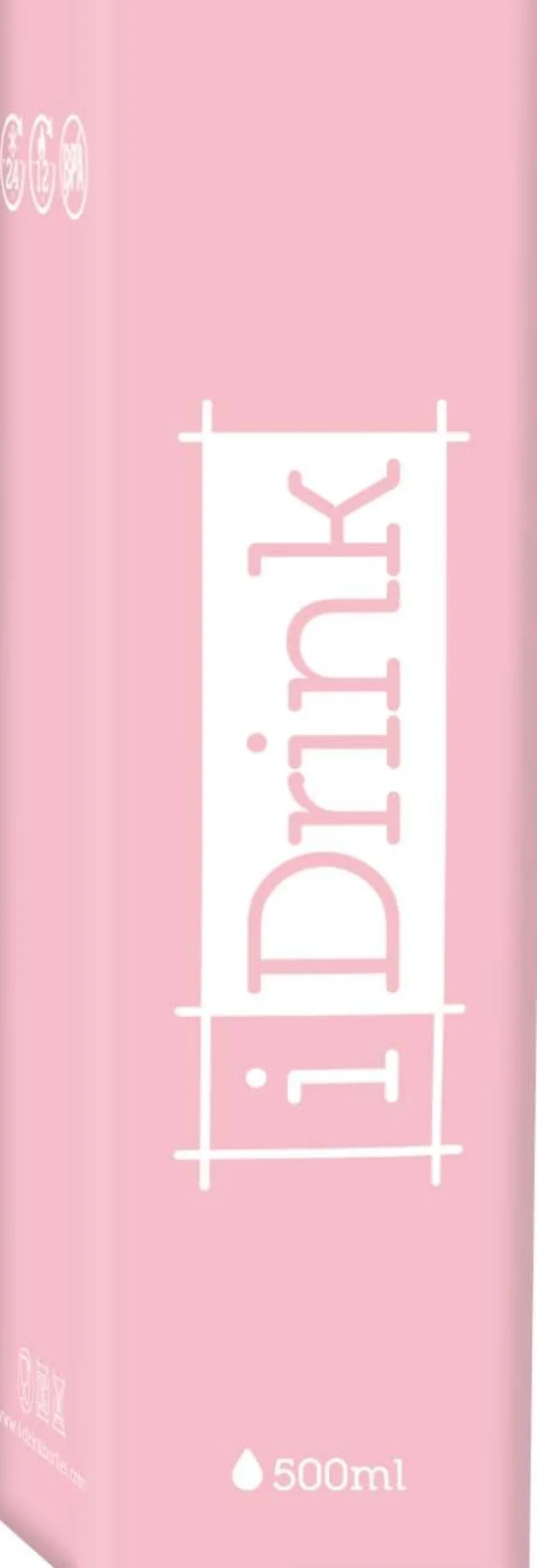 Bouteille isotherme colorée 500 ml (Rose)