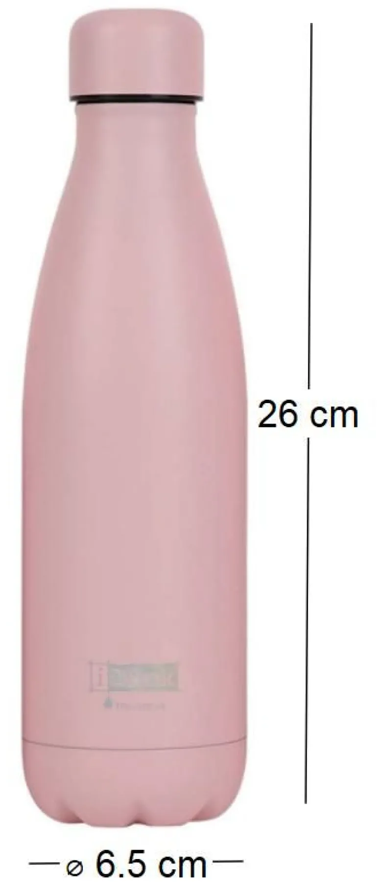 Bouteille isotherme colorée 500 ml (Rose)