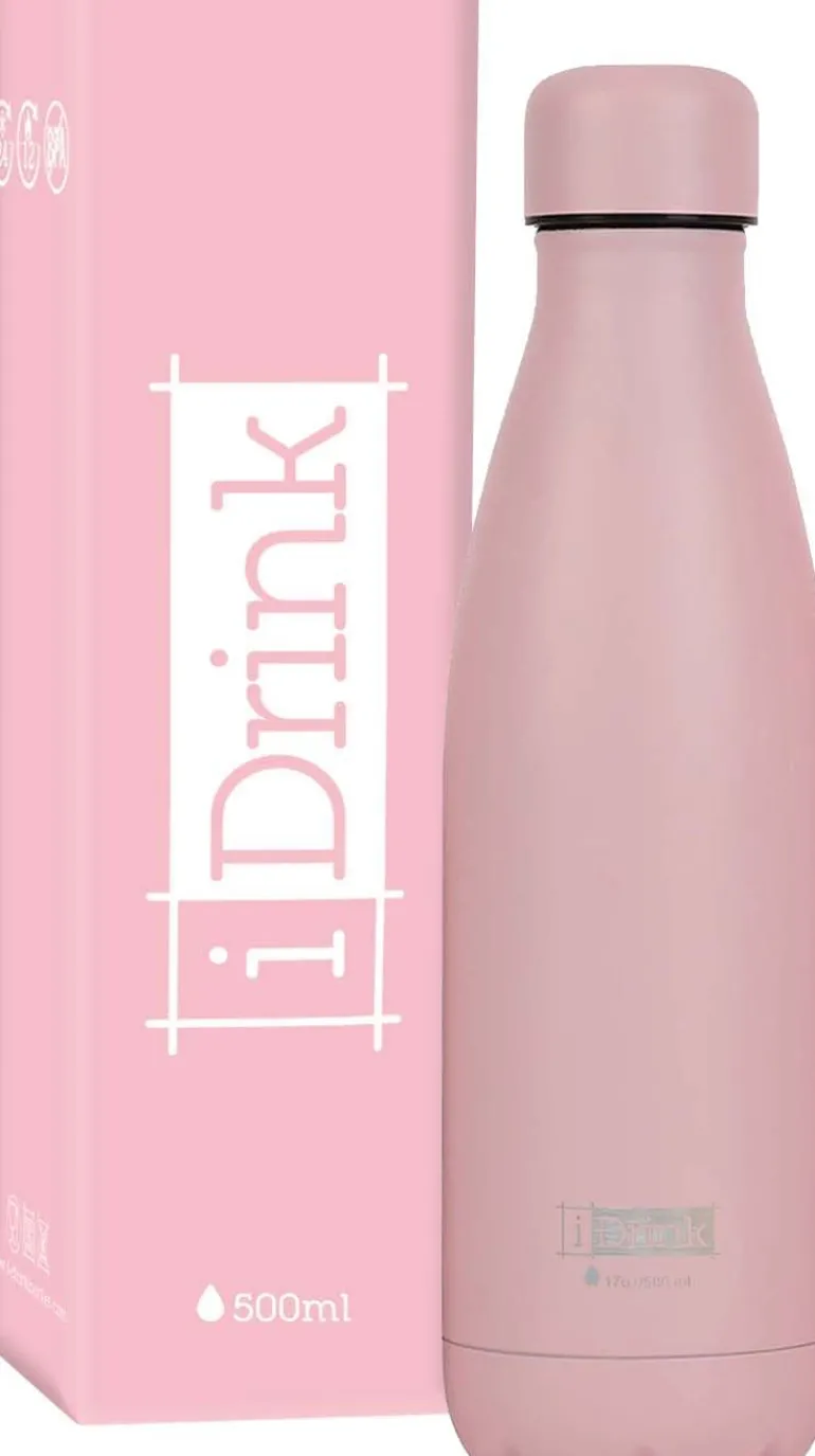 Bouteille isotherme colorée 500 ml (Rose)