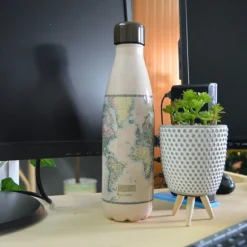 Bouteille isotherme décorée 500 ml (Carte)