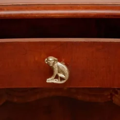 Bouton de porte en laiton recyclé Singe (Gauche)