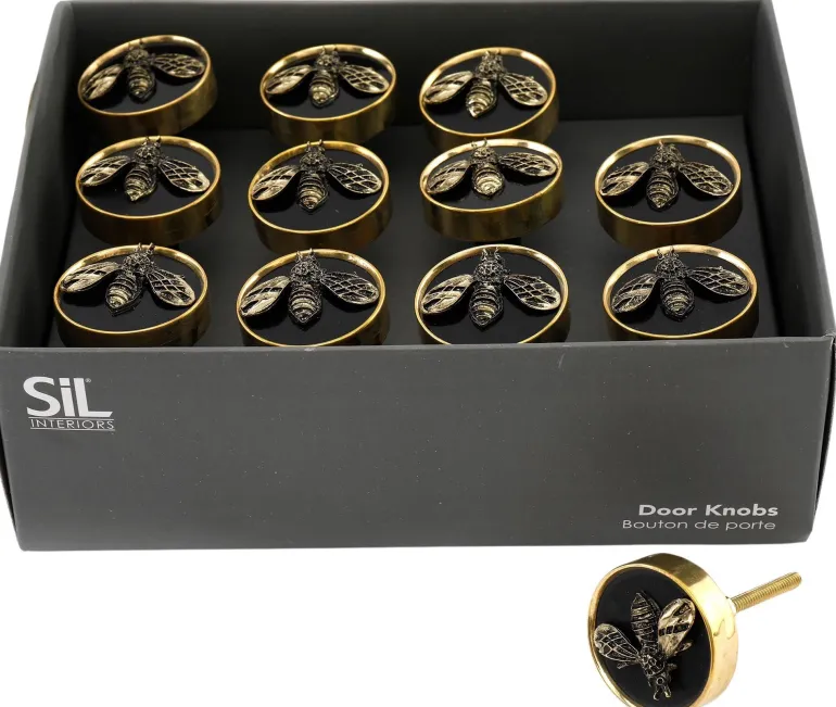 Boutons de meuble Abeille (Lot de 12)