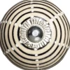 Boutons de porte rond avec cercles (Lot de 2)