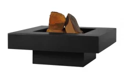 Brasero en acier peint plateau design (60 cm)