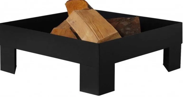 Brasero en acier peint plateforme (80 cm)
