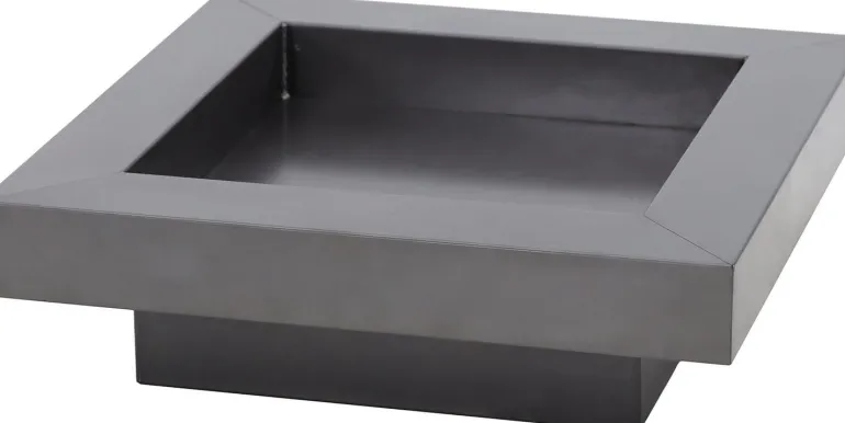 Brasero en acier plateau design (80 cm)