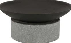 Brasero en fonte et granit Anneau (59.6 x 26.5 cm)