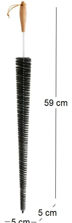 Brosse en poil de chèvre pour accès difficile