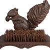 Brosse nettoyage chaussure en fonte et fibre de coco (Ecureuil)