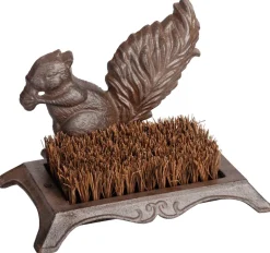Brosse nettoyage chaussure en fonte et fibre de coco (Ecureuil)
