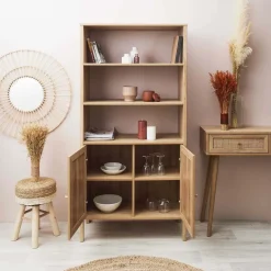 Buffet en bois et rotin Bali
