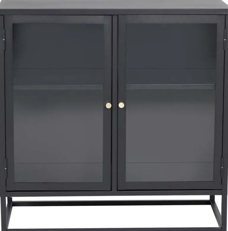 Buffet 2 portes en acier Bakal (Noir)