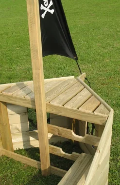 Cabane bateau pirate Galleon en bois