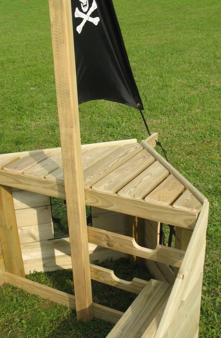Cabane bateau pirate Galleon en bois