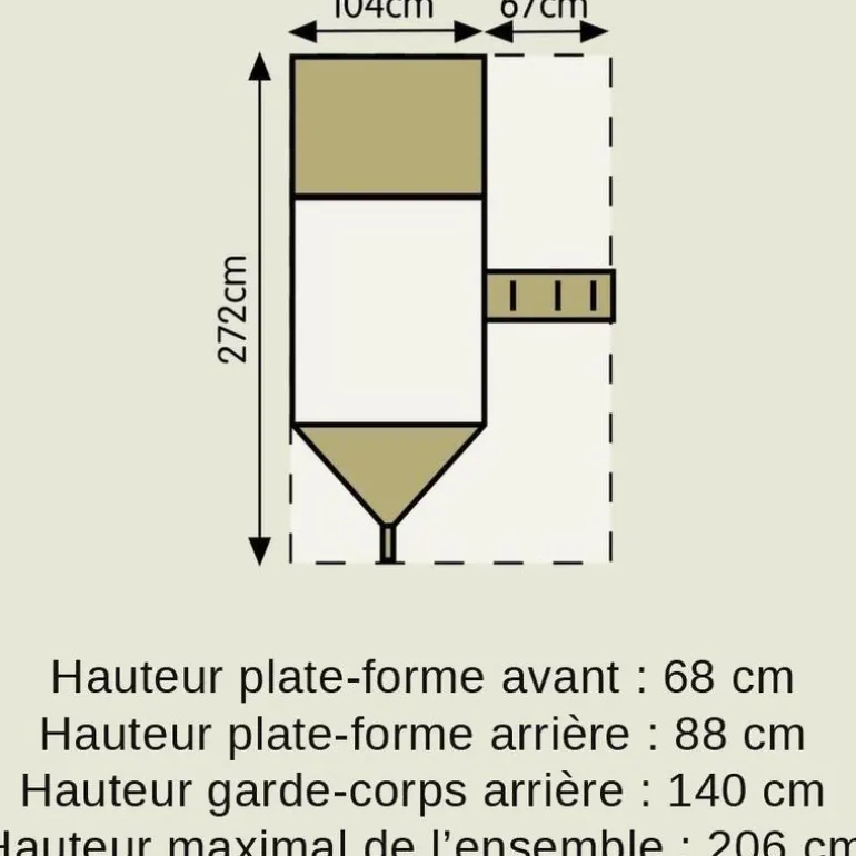 Cabane bateau pirate Galleon en bois