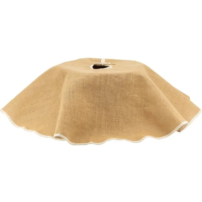 Cache-pied de sapin en tissu (Naturel)