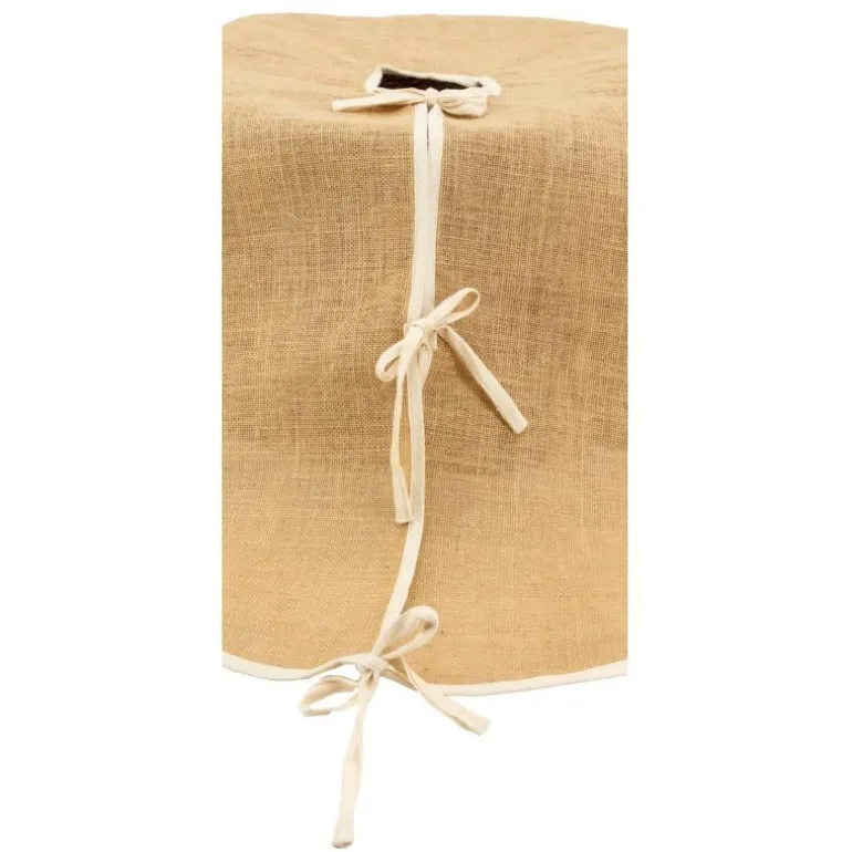 Cache-pied de sapin en tissu (Naturel)