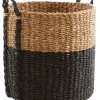 Cache-pot ronds en jonc de mer (Lot de 3)