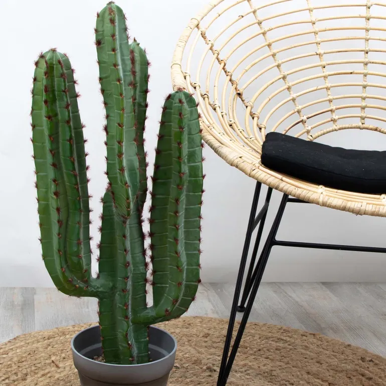 Cactus artificiel 4 branches en pot 70 cm