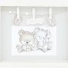 Cadre blanc en bois bébé pour photo 10 x 15 cm (Petit ange)