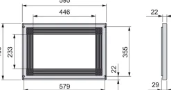 Cadre micro-ondes à encastrer (Blanc)