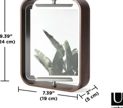 Cadre photo en bois de frêne Bellwood (Noyer vieilli)