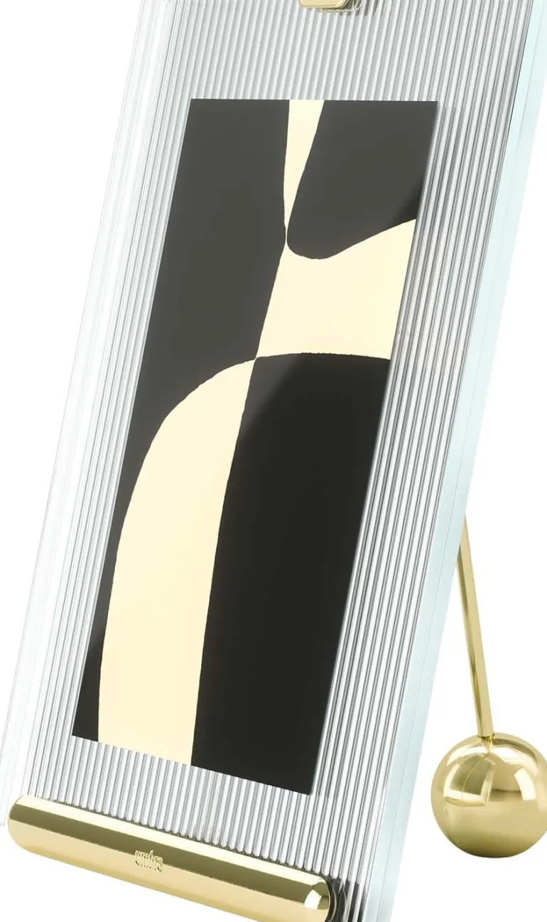 Cadre photo en verre strié Flute (Laiton)