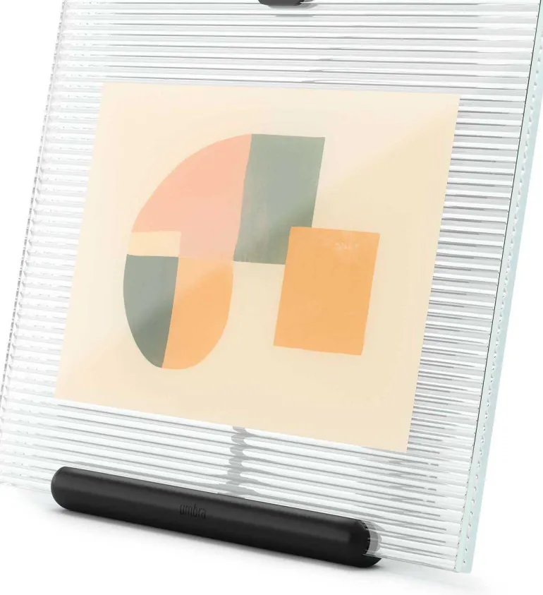 Cadre photo en zinc et verre Flute (Pour photo 13 x 18 cm)