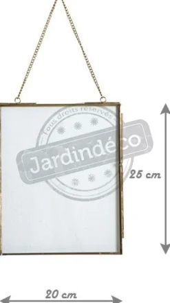 Cadre photo mural en laiton (Grand modèle)