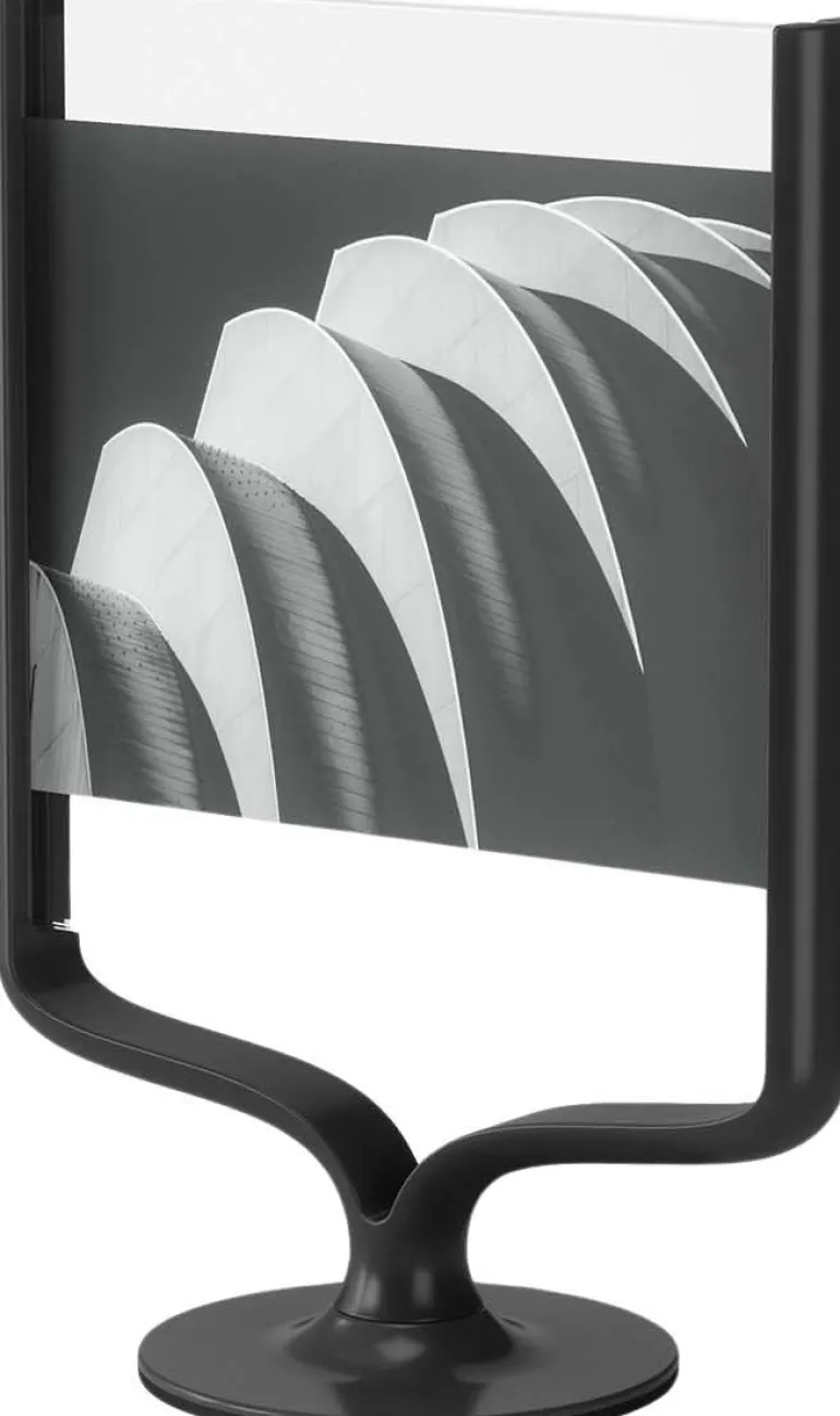 Cadre photo rotatif en aluminium Wishbone (Noir)