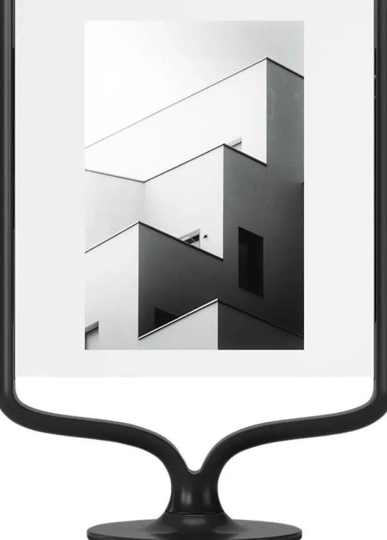 Cadre photo rotatif en aluminium Wishbone (Noir)