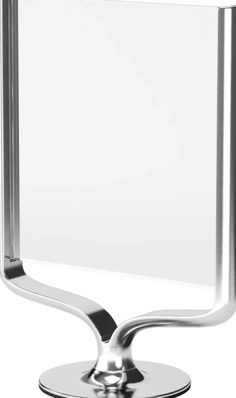 Cadre photo rotatif en aluminium Wishbone (Chrome)