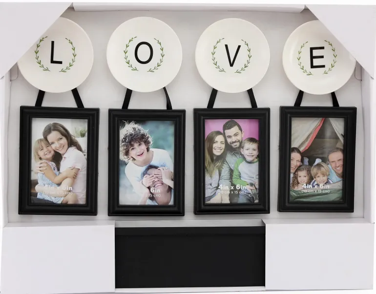 Cadres photos à suspendre Sweet 61 x 47 x 2.5 cm (Love)