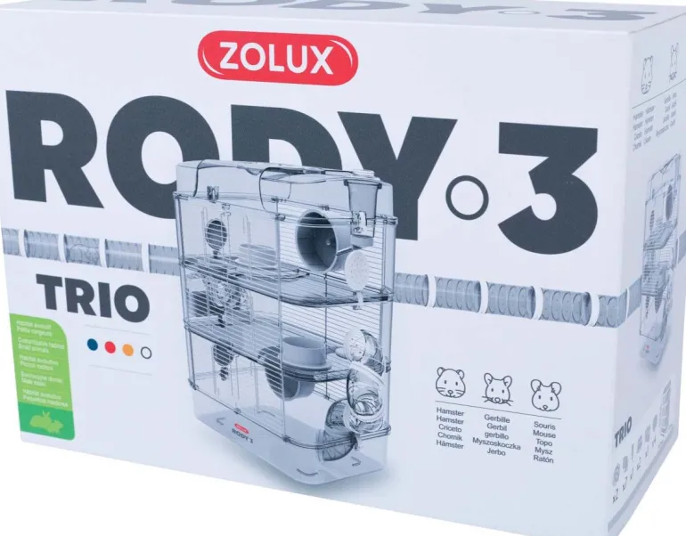Cage pour petits rongeurs Rody trio