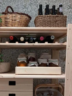 Caisse en bois de rangement (40 x 30 x 7 cm)