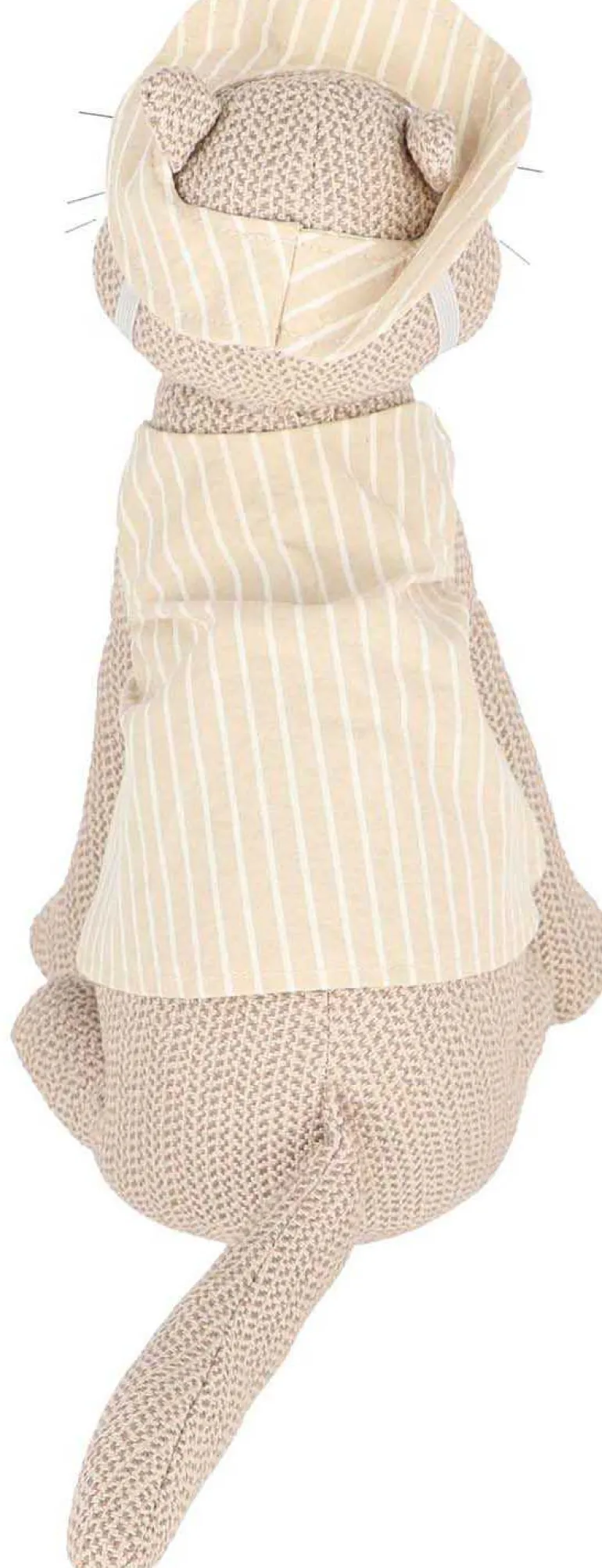 Cale-porte en tissu animal habillé (Chat)