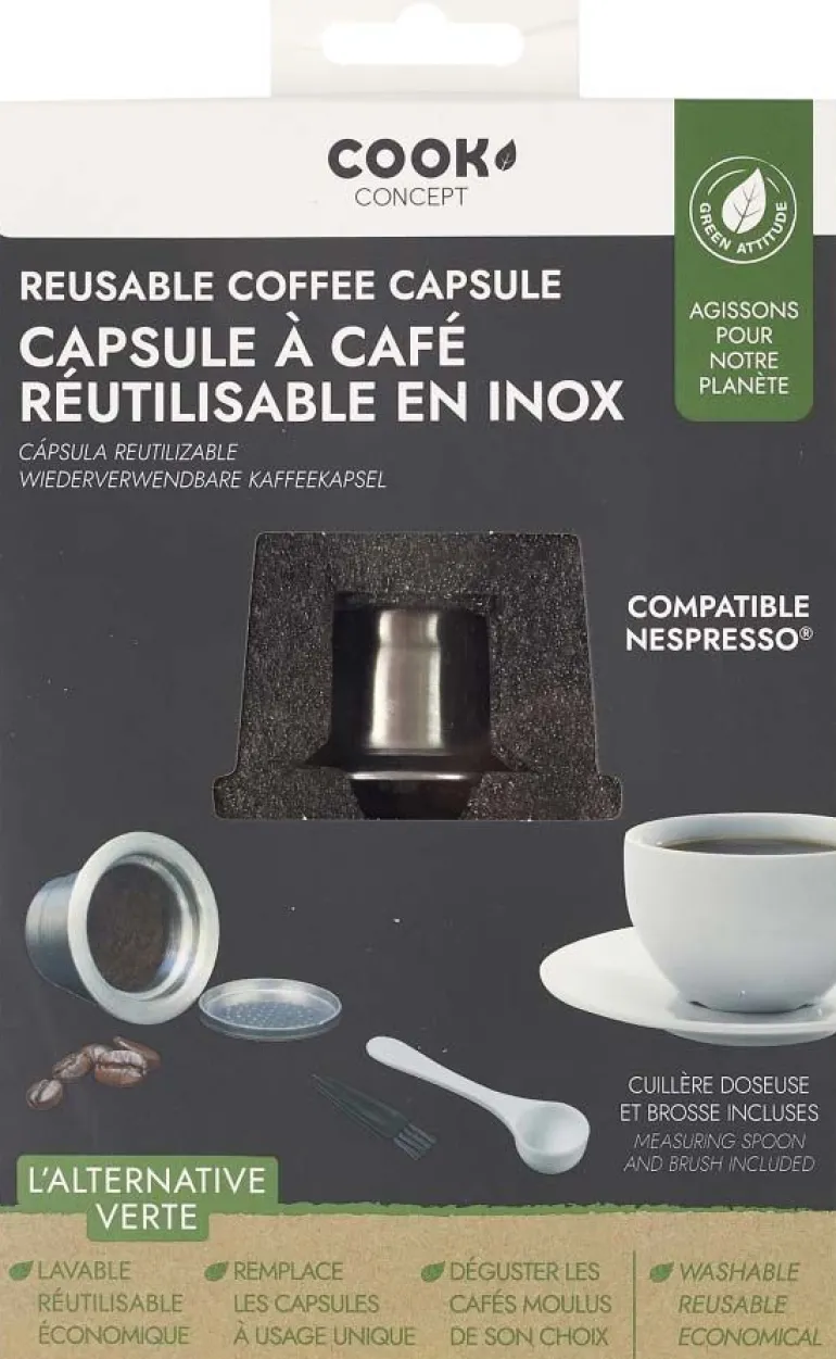 Capsule à café réutilisable compatible Nespresso