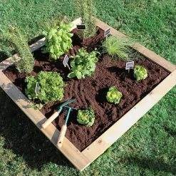 Carré potager anti limaces en pin
