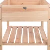 Carré potager en pin naturel sur pieds (Largeur 78 cm)