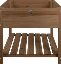 Carré potager en pin teinté sur pieds (Largeur 78 cm)