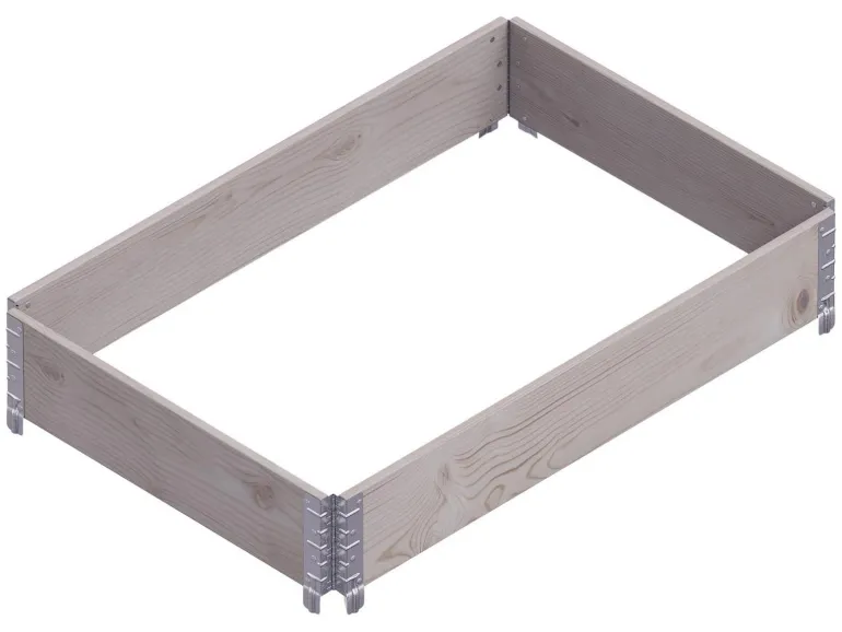 Carré potager Gardenbox 120 x 80 cm (Gris)