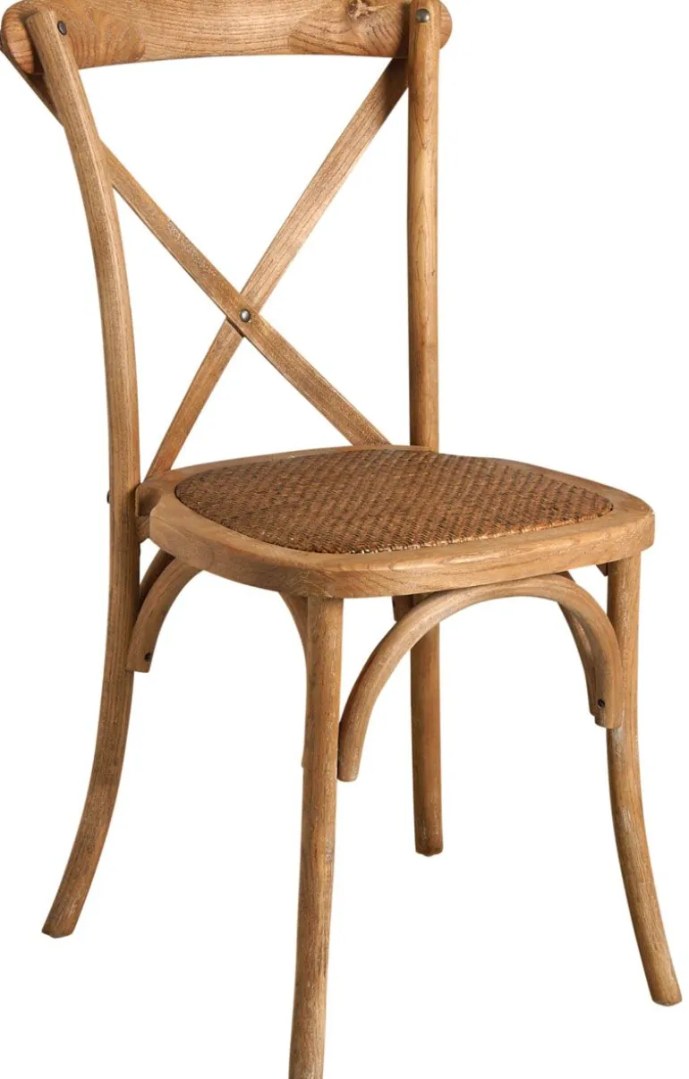 Chaise bistro en orme empilable (unitaire )