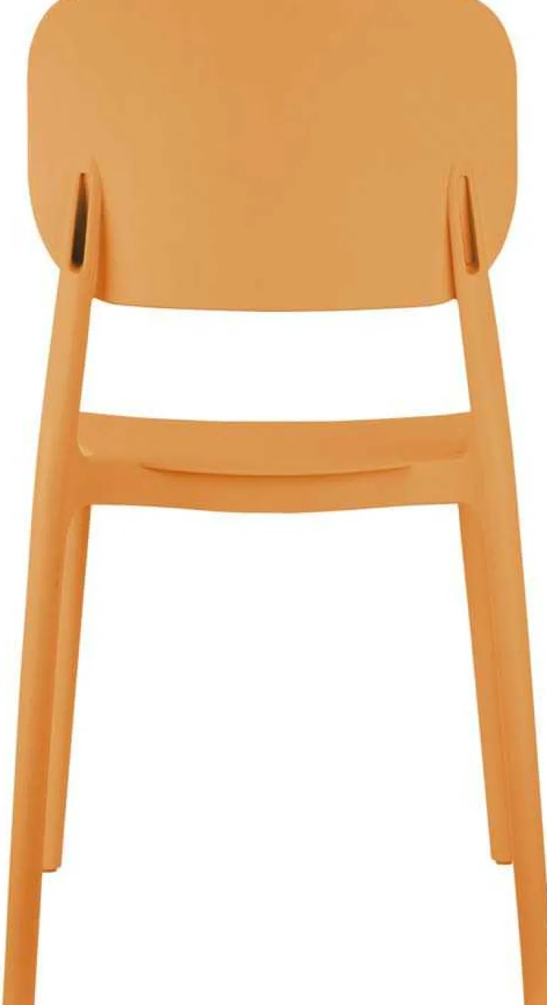 Chaise colorée en polypropylène Cheer (Jaune ocre)