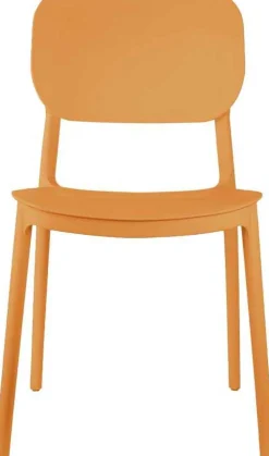 Chaise colorée en polypropylène Cheer (Jaune ocre)