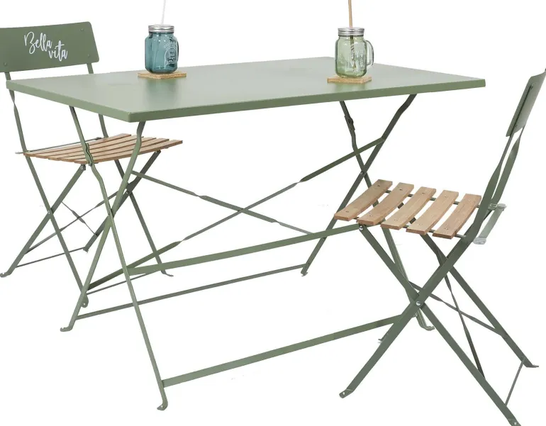 Chaise de jardin pliante Bella Vita (Vert kaki)