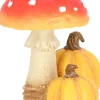 Champignon amanite en polyrésine (Amanite avec citrouilles)