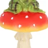 Champignon amanite en polyrésine (Amanite avec grenouille)