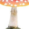 Champignon dans l'herbe en résine (Rond - hauteur 13 cm)