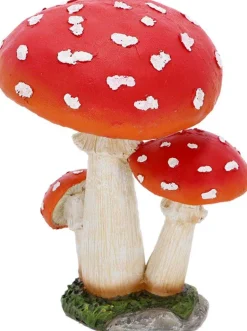 Champignons en résine (Lot de 3) (21 cm)