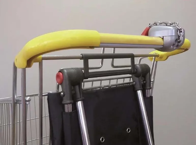 Chariot de marché pliable 2 roues Mini Bag (Bleu Céleste)